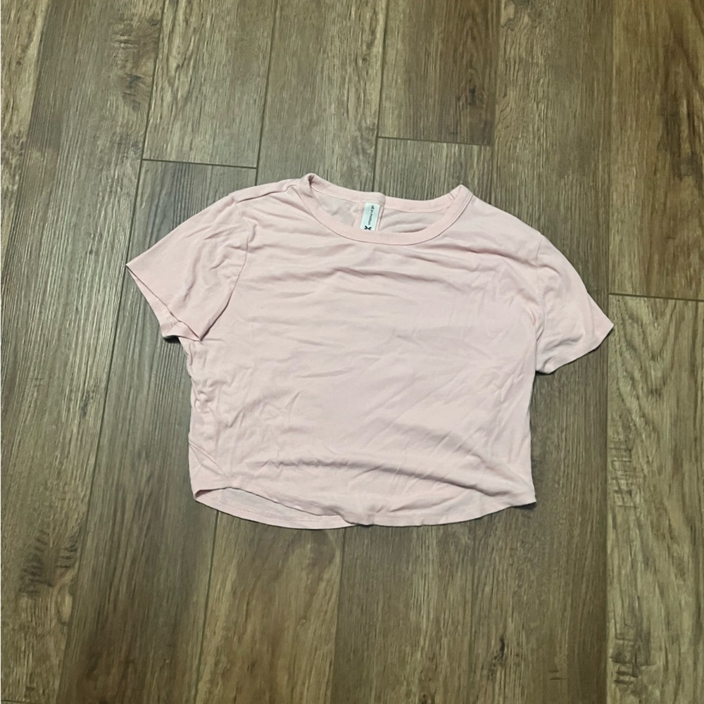 Light Pink Short Sleeve Top